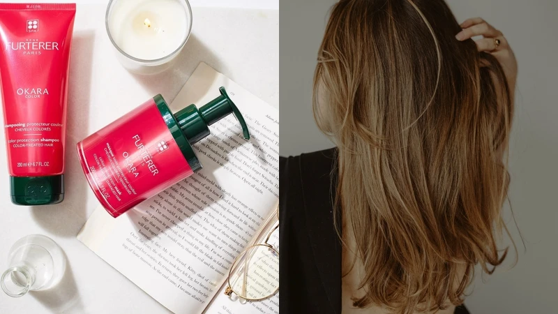 Rene Furterer OKARA金縷梅鎖色髮浴200ml,NT1,380;600ml,NT2,300、OKARA金縷梅鎖色極緻霜200ml,NT 2,900 Rene Furterer OKARA金縷梅鎖色髮浴200ml,NT1,380;600ml,NT2,300、OKARA金縷梅鎖色極緻霜200ml,NT 2,900