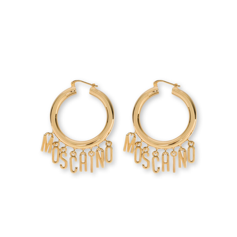 Moschino Logo耳環，NT15,300