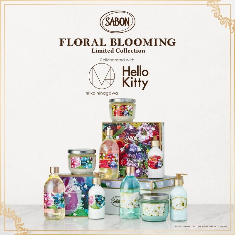 SABON日本太會！找來蜷川実花、Hello Kitty三方聯名，限定包裝