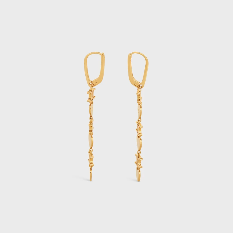 凱旋門心型耳環，NT19,500。