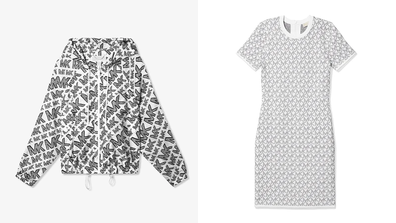 黑白LOGO連帽外套,NT$11,100、七夕膠囊系列針織洋裝,NT$9,500。 黑白LOGO連帽外套,NT$11,100、七夕膠囊系列針織洋裝,NT$9,500。