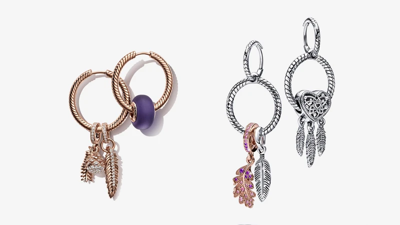 Pandora 蛇鏈圖騰鍍14k玫瑰金單圈耳環NT2,480 (不含串飾)、Pandora 蛇鏈圖騰鍍14k玫瑰金單圈耳環NT2,480 (不含串飾) Pandora 蛇鏈圖騰鍍14k玫瑰金單圈耳環NT2,480 (不含串飾)、Pandora 蛇鏈圖騰鍍14k玫瑰金單圈耳環NT2,480 (不含串飾)