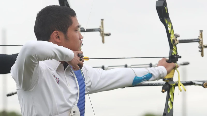 湯智鈞東奧射箭晉級4強 湯智鈞東奧射箭晉級4強