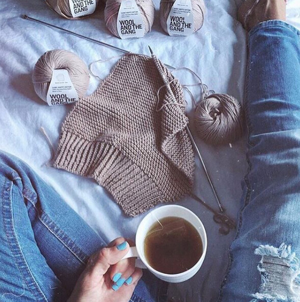 編織可放鬆心情調劑身心。