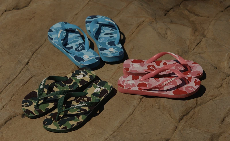 Havaianas X A BATHING APE® 聯名系列
