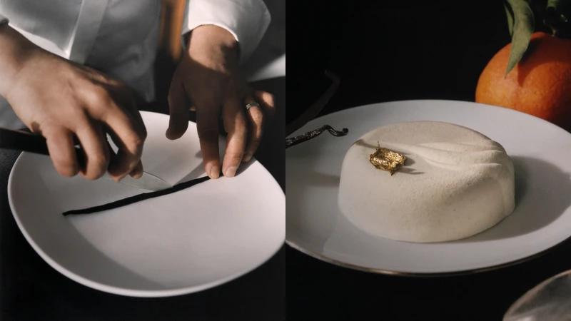 Vanilla Diorama甜點 by 法國甜點主廚Julien Dugourd