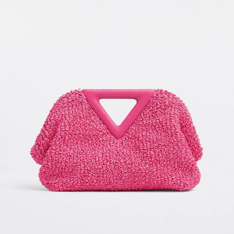 POINT捲曲珍珠呢手提包,NT67,300 POINT捲曲珍珠呢手提包,NT67,300