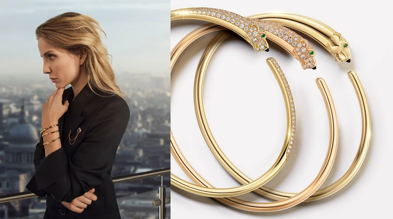 La Panthère美洲豹鋪鑽手環。 La Panthère美洲豹鋪鑽手環。