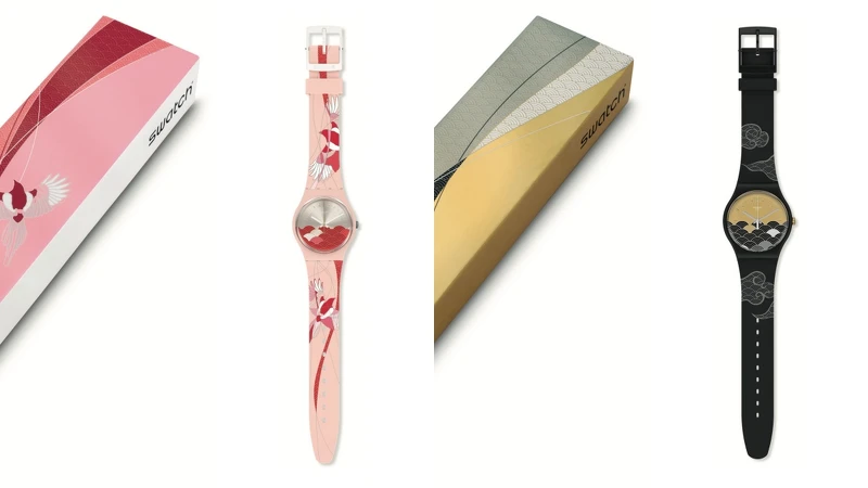 Swatch七夕情人節特別版套錶「相思雲鳶」,NT5,850 Swatch七夕情人節特別版套錶「相思雲鳶」,NT5,850