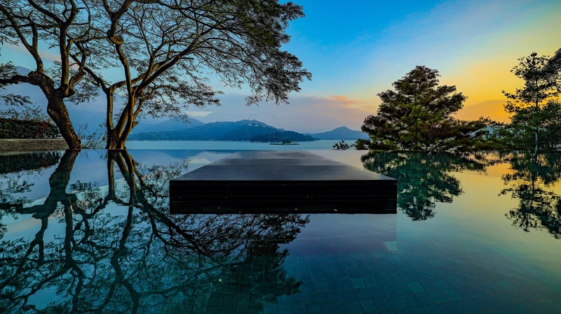 日月潭涵碧樓泳池