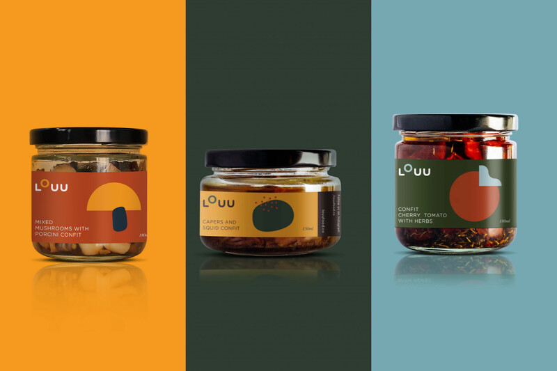 (左到右)「油漬牛肝箘綜合菇」「油漬酸豆小捲」「油漬香料蕃茄」、 (左到右)「油漬牛肝箘綜合菇」「油漬酸豆小捲」「油漬香料蕃茄」、