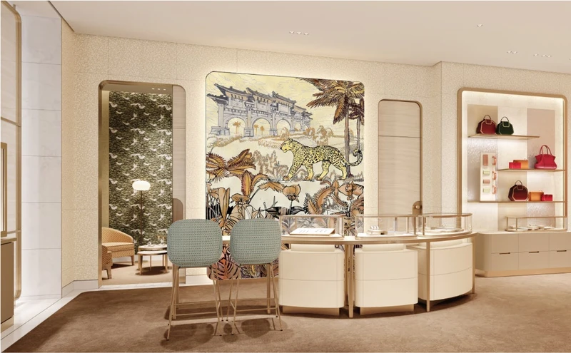 Cartier卡地亞SOGO復興館概念店細節特色