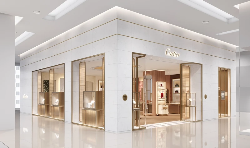 Cartier卡地亞SOGO復興館概念店細節特色