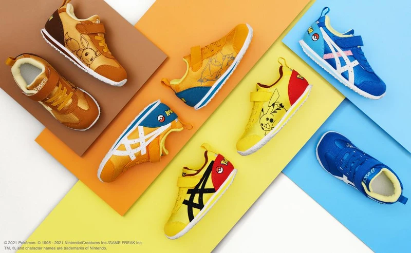 Asics X Pokémon聯名系列(中童尺寸),NT1,880 Asics X Pokémon聯名系列(中童尺寸),NT1,880