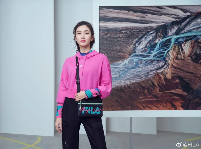 Fila代言人 江疏影 Fila代言人 江疏影