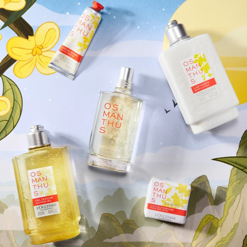 L’OCCITANE歐舒丹2021年桂花香氛系列情境照