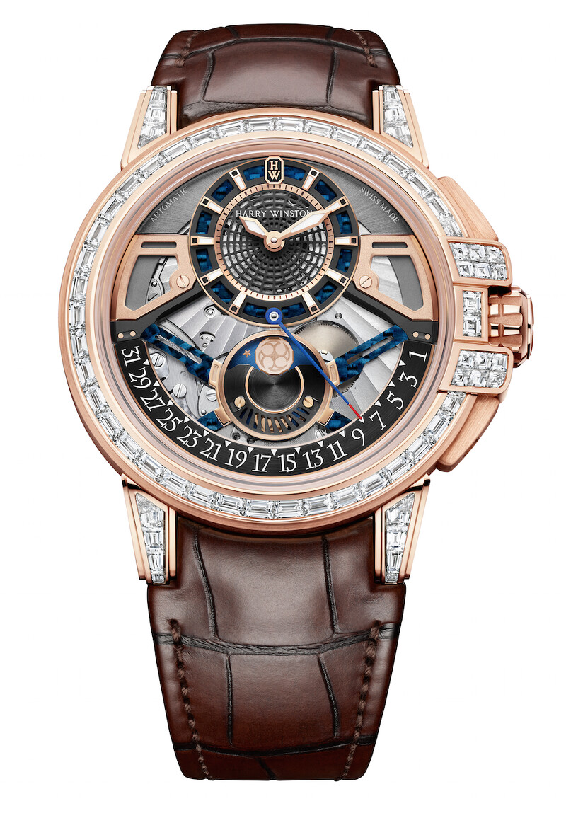 海瑞溫斯頓Ocean系列月相功能42毫米腕錶