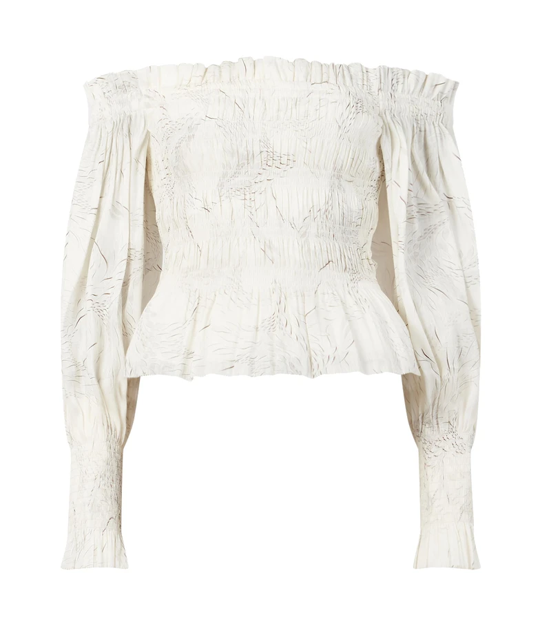 AllSaints Lara印花平口上衣，NT7800。