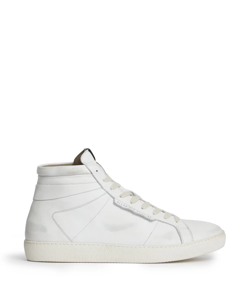 AllSaints Miles高筒皮革運動鞋，NT9000。