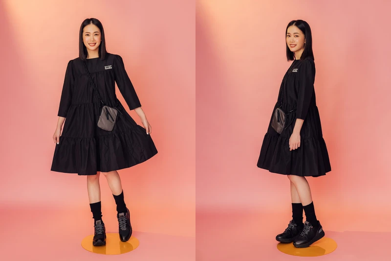 側背包,NT2,100、中筒襪,NT480、REBILAC RUNNER MP鞋款,NT5,980。 側背包,NT2,100、中筒襪,NT480、REBILAC RUNNER MP鞋款,NT5,980。