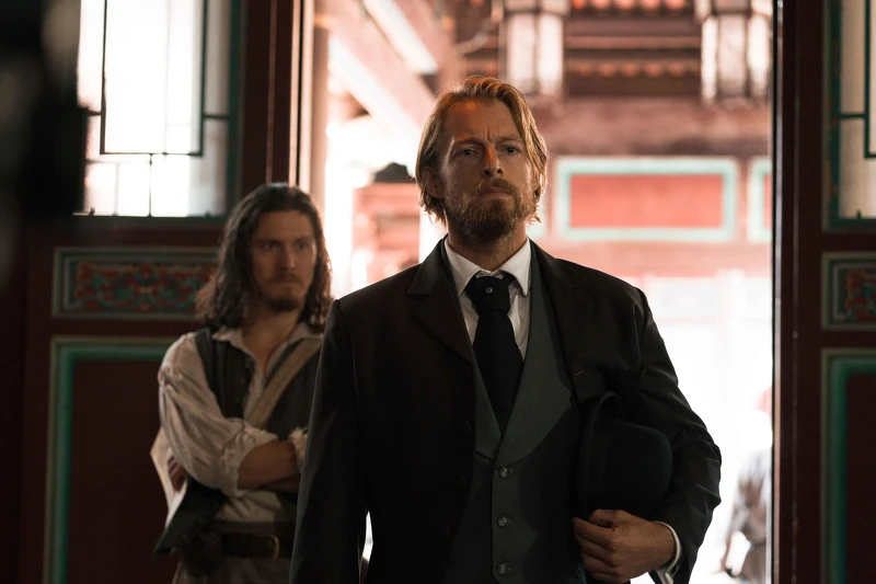 《斯卡羅》法比歐（右）詮釋「李仙得」演技大爆發，左為周厚安