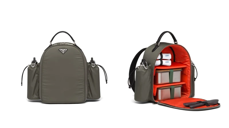 Prada再生尼龍野餐包，NT88,000