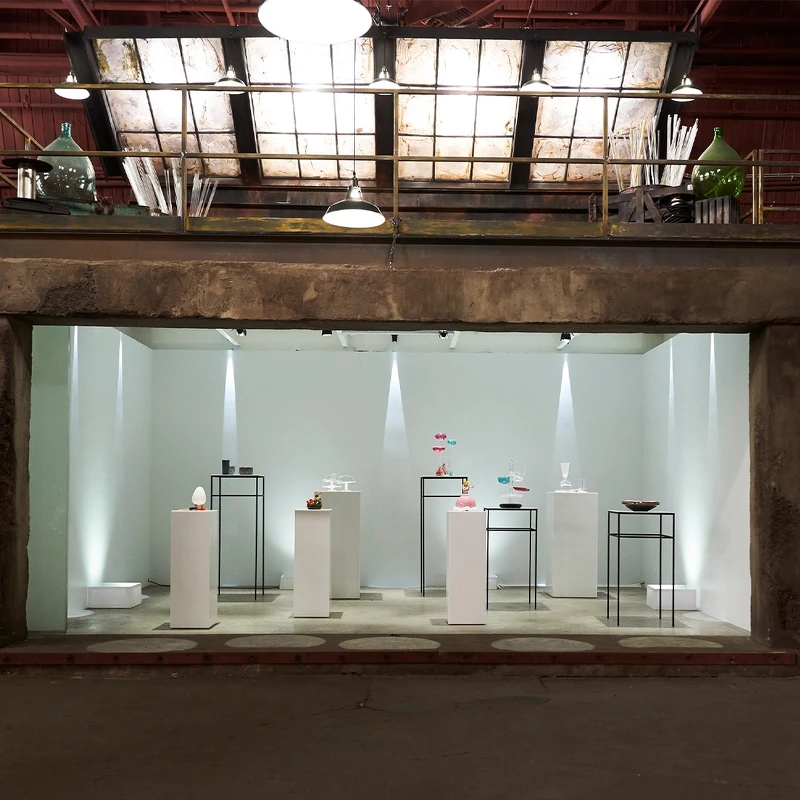 彷彿藝廊般呈現作品。