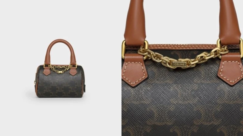 CELINE帆布迷你型波士頓手袋，NT54,000