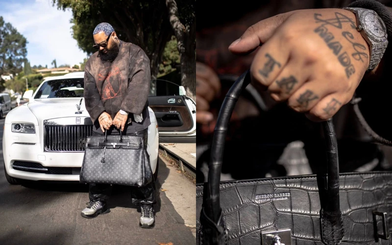 Sheron Barber將手袋之王Hermès的鉑金包改造成世上絕無僅有的LV老花樣式 Sheron Barber將手袋之王Hermès的鉑金包改造成世上絕無僅有的LV老花樣式