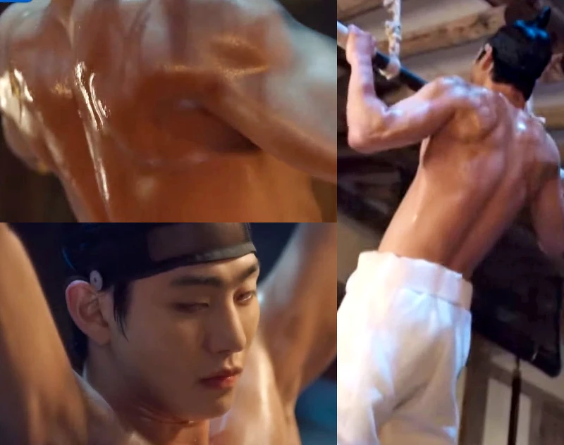 紅天機 安孝燮厲害的肌肉吸睛