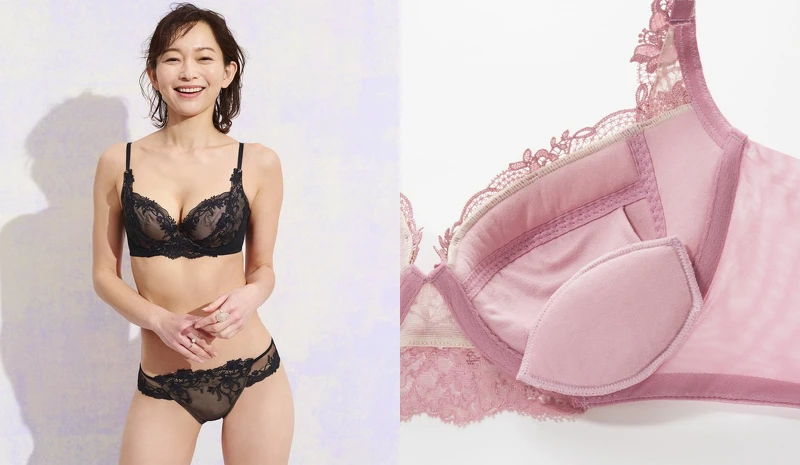 Salon優雅幾何花蕾絲軟鋼圈內衣,售價NT$1,790 Salon優雅幾何花蕾絲軟鋼圈內衣,售價NT$1,790