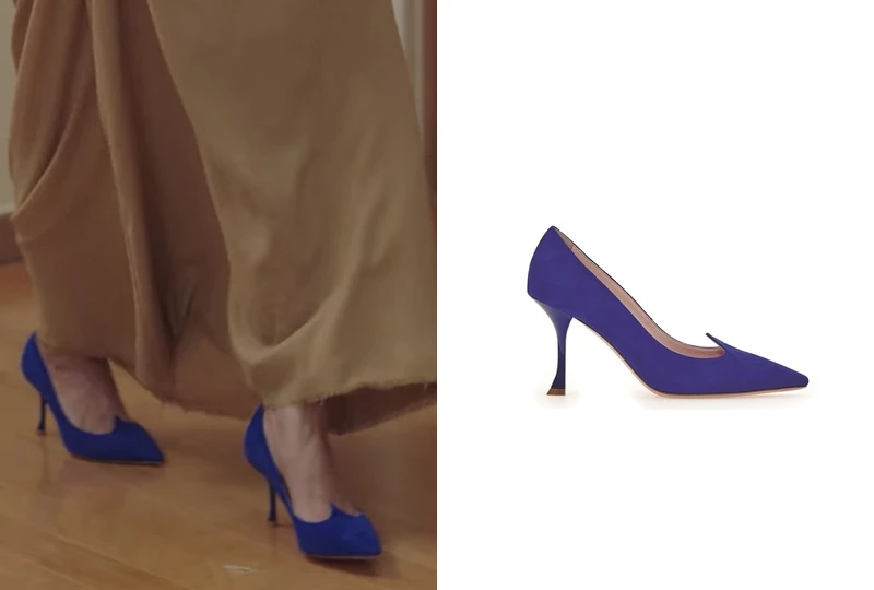 I Love Vivier電光藍麂皮跟鞋,NT26,600 I Love Vivier電光藍麂皮跟鞋,NT26,600