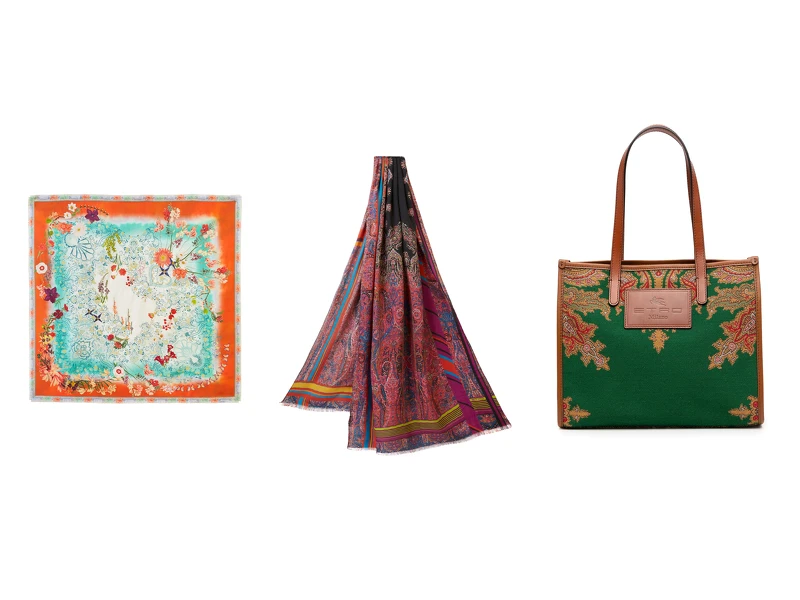 繁花盛放真絲方巾、變形蟲圖騰絲巾、Paisley緹花購物袋(JACQUARD SHOPPING BAG) 繁花盛放真絲方巾、變形蟲圖騰絲巾、Paisley緹花購物袋(JACQUARD SHOPPING BAG)