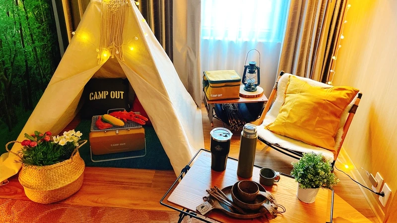 「享受吧!露營趣」主題房 「享受吧!露營趣」主題房