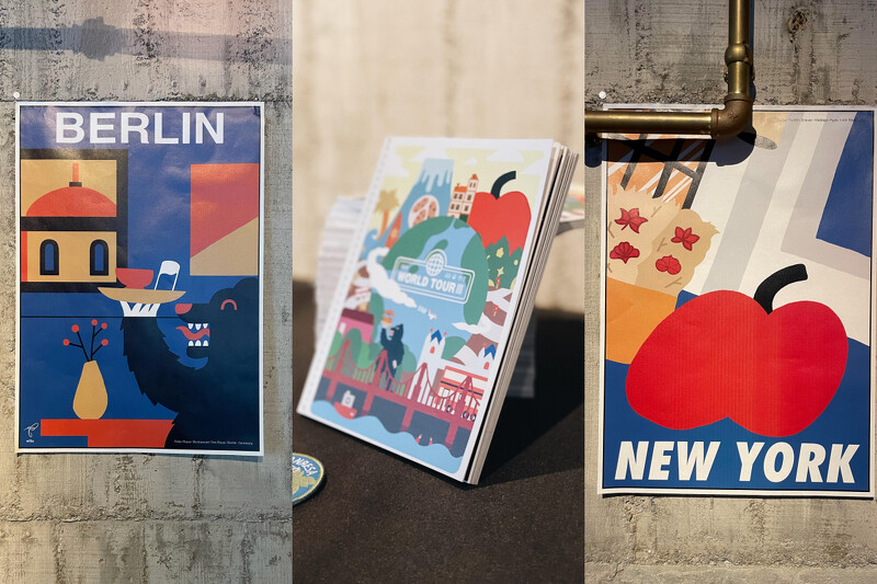 以「Jet-age Fantasy」為視覺設計概念。 以「Jet-age Fantasy」為視覺設計概念。