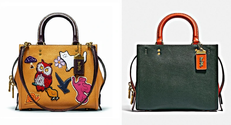 左: Rogue 25拼接手袋,NT37,800、右:Rogue 25 手袋,NT23,800。 左: Rogue 25拼接手袋,NT37,800、右:Rogue 25 手袋,NT23,800。
