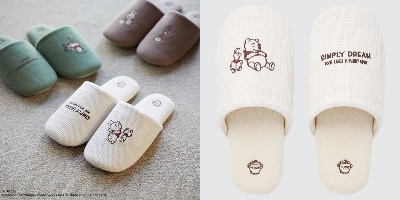 Winnie the Pooh家居拖鞋,售價NT$390 Winnie the Pooh家居拖鞋,售價NT$390