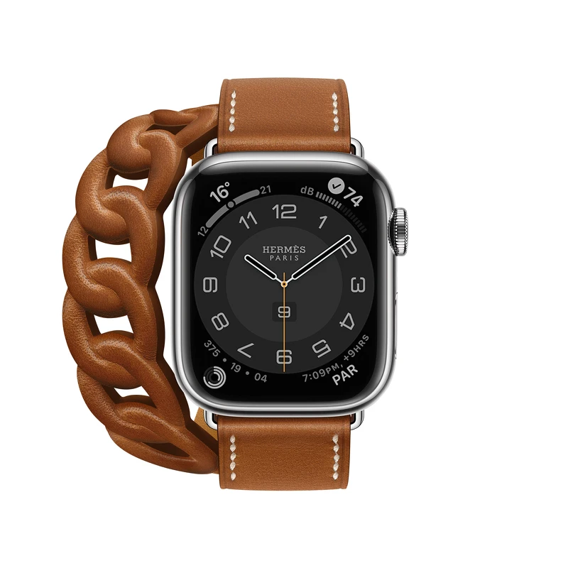 第七代 Apple Watch Hermès_Gourmette 系列(41mm錶殼) 雙圈 Barénia 小牛皮錶款_售價未定-3 第七代 Apple Watch Hermès_Gourmette 系列(41mm錶殼) 雙圈 Barénia 小牛皮錶款_售價未定-3