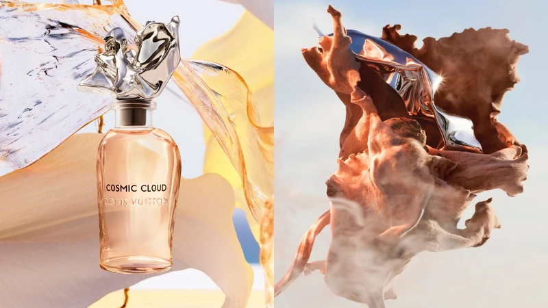 LV路易威登2021年全新Les Extraits頂級香水系列Cosmic Cloud與成份圖。 LV路易威登2021年全新Les Extraits頂級香水系列Cosmic Cloud與成份圖。