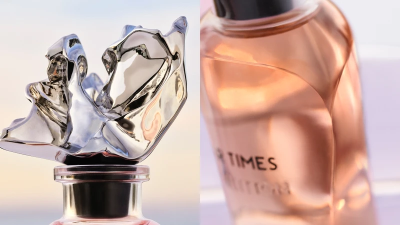 LV路易威登2021年全新Les Extraits頂級香水系列由建築大師Frank Gehry 設計瓶身。 LV路易威登2021年全新Les Extraits頂級香水系列由建築大師Frank Gehry 設計瓶身。