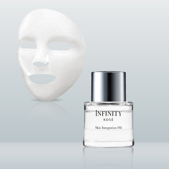 KOSE高絲2021無限肌緻植淬整肌精華油與無限肌緻植淬整肌精華油面膜。 KOSE高絲2021無限肌緻植淬整肌精華油與無限肌緻植淬整肌精華油面膜。