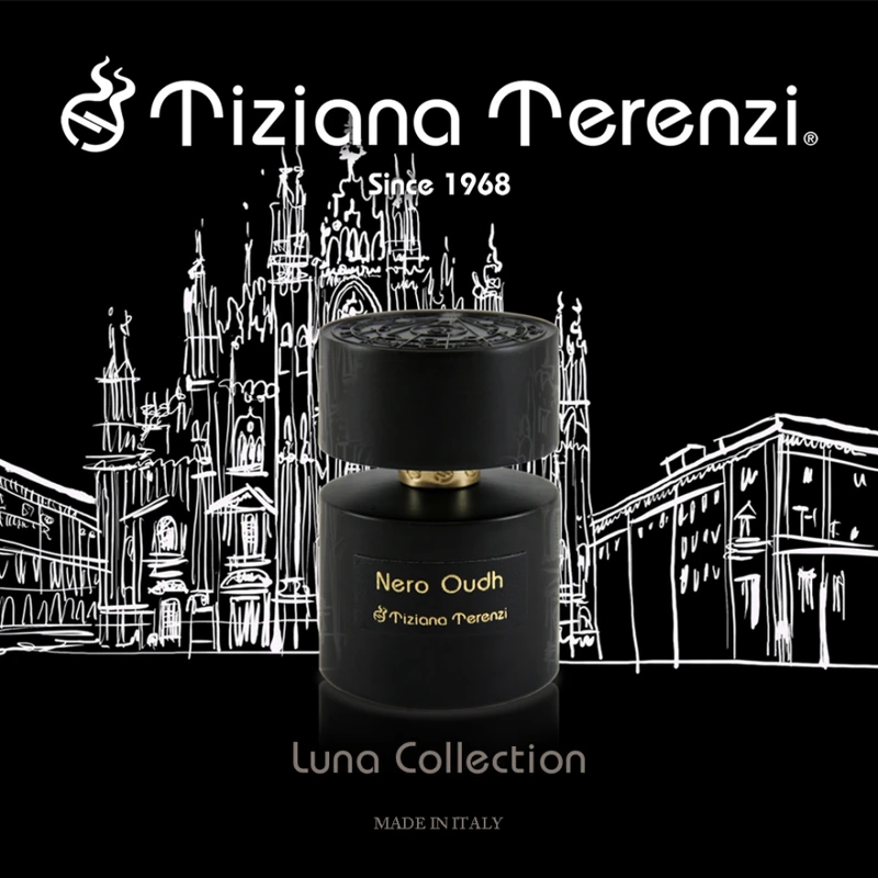 Tiziana Terenzi NERO OUDH尼洛奧德香精形象圖。 Tiziana Terenzi NERO OUDH尼洛奧德香精形象圖。