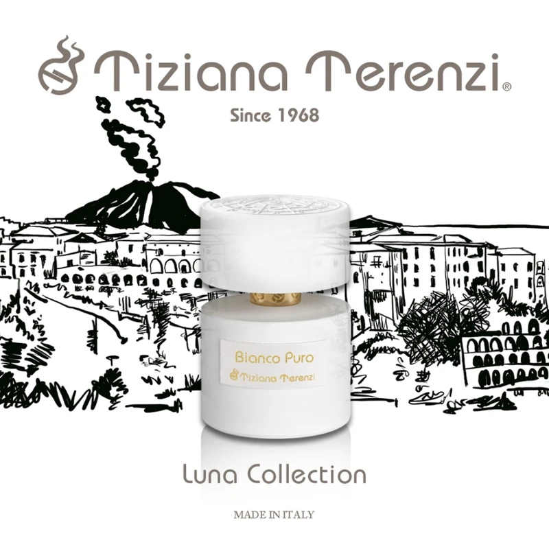 Tiziana Terenzi BIANCO PURO安克普羅香精形象圖。 Tiziana Terenzi BIANCO PURO安克普羅香精形象圖。
