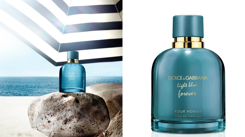 DOLCE & GABBANA Light Blue Forever淺藍詠愛男香情境圖。 DOLCE & GABBANA Light Blue Forever淺藍詠愛男香情境圖。