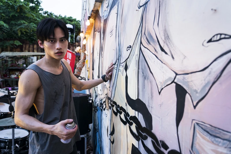 ▲范少勳飾演塗鴉客。(圖/公視提供) ▲范少勳飾演塗鴉客。(圖/公視提供)