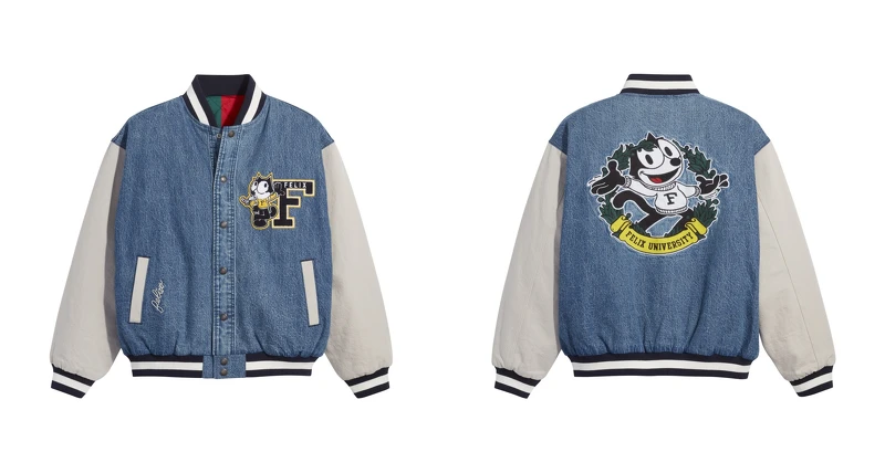 Levi’s X Felix the Cat聯名雙面穿夾克外套，售價NT$5,290