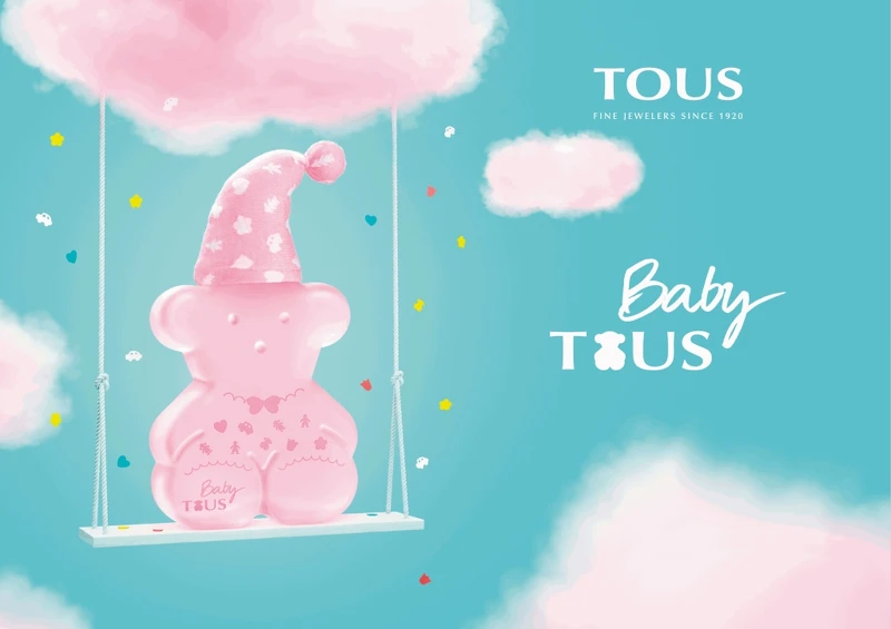 TOUS粉紅寶貝古龍水形象圖。 TOUS粉紅寶貝古龍水形象圖。