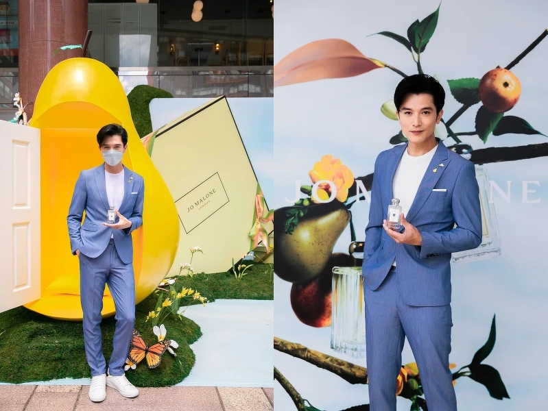 男神「邱澤」出席Jo Malone London 英國梨與小蒼蘭花園開幕記者會。 男神「邱澤」出席Jo Malone London 英國梨與小蒼蘭花園開幕記者會。