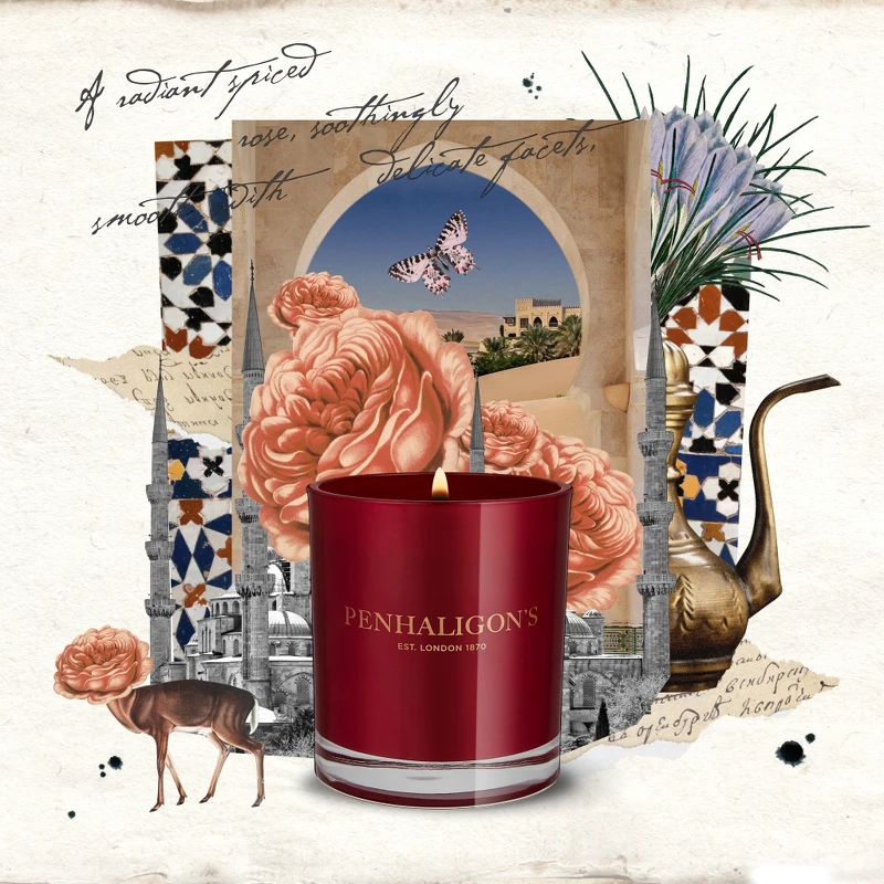 Penhaligon‘s潘海利根Trade Routes系列香氛蠟燭Kumgan Rose