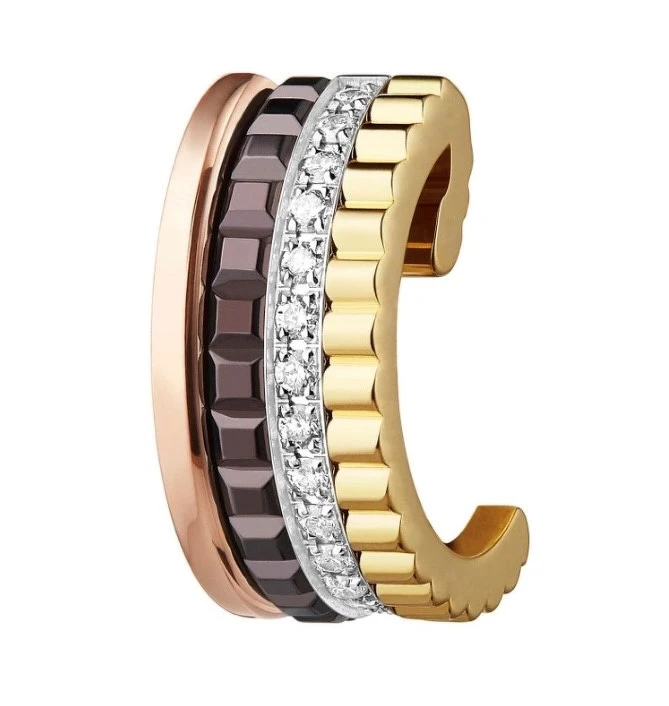 Boucheron 寶詩龍 Quatre Classique系列耳夾,S號,售價NT70,500 Boucheron 寶詩龍 Quatre Classique系列耳夾,S號,售價NT70,500